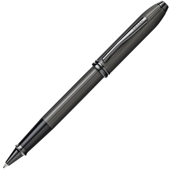 Cross Rollerball Pen – Townsend Matte Black PVD Finish Click-off Cap | AT0045-60