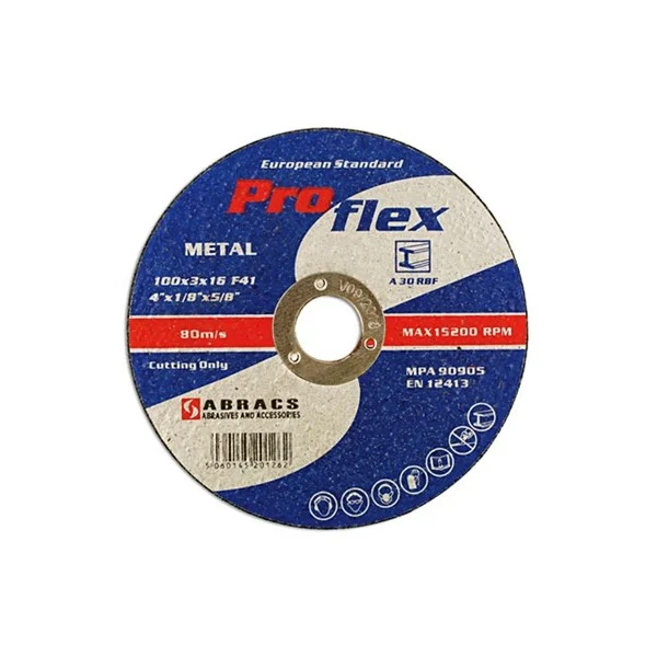 Cutting Discs – Flat – 115mm x 3.2mm – Box Qty 25
