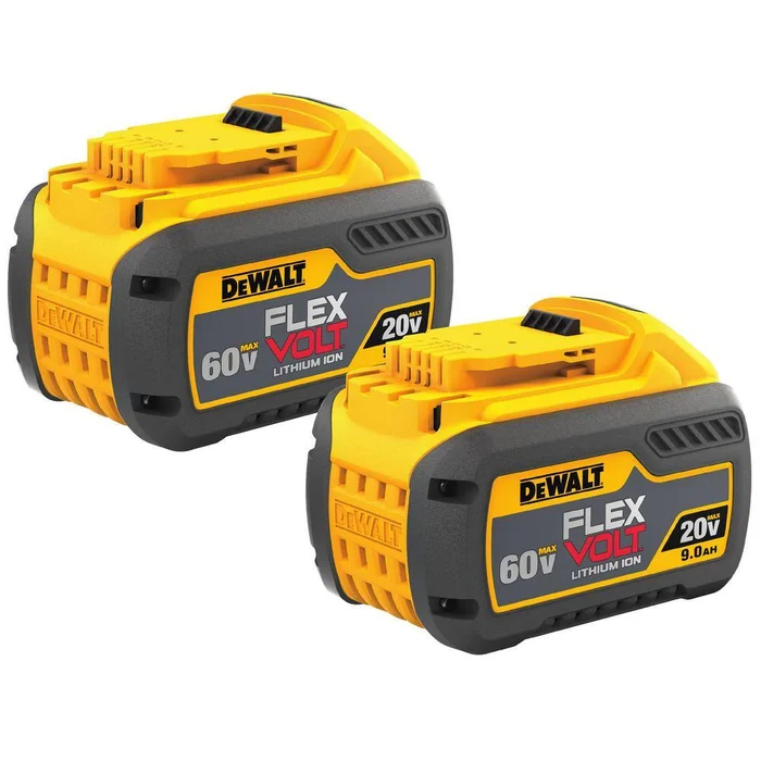 DEWALT DCB609-2 FLEXVOLT 20V/60V MAX Lithium-Ion 9.0Ah Battery Pack (2 Pack)