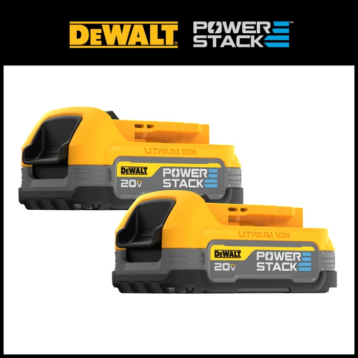 DEWALT POWERSTACK 20 2-Pack 1.7 Amp-Hour; 1.7 Amp-Hour Lithium-ion Battery
