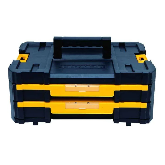 DEWALT TSTAK Tool Storage Organizer with Double Drawers, Holds Up to 16.5 lbs. (DWST17804)