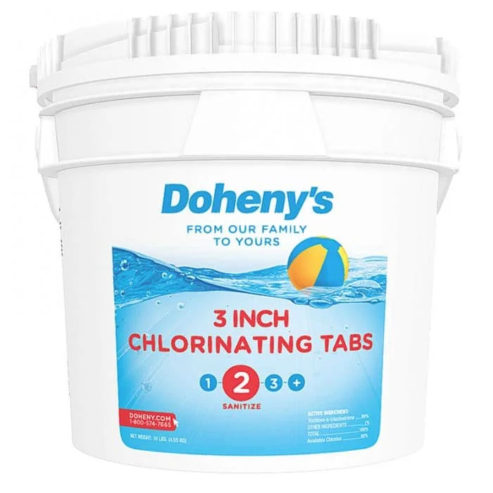 Doheny’s 3 in Chlorine Tabs, 25 lb