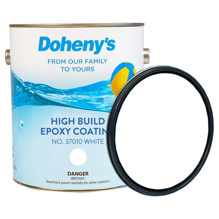 Doheny’s Pro-Grade High Build Self-Priming Epoxy Swimming Pool Paint | A Superior Epoxy Coating That, White