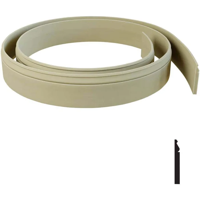 Ekena Millwork BBDFWM610X144 9/16 in. x 144 in. x 5-1/4 in. Resin Baseboard Flexible Moulding