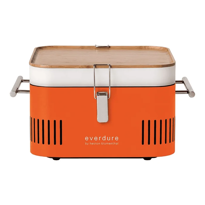 Everdure CUBE Portable Charcoal BBQ Grill – Orange