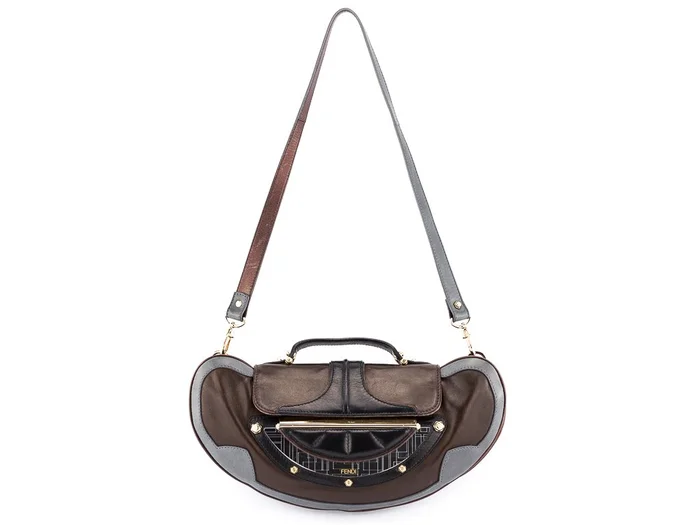 Fendi Borsa Mixed Nappa Leather Vanity Bag