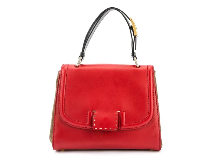 Fendi Silvana Leather Tote