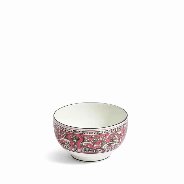 Florentine Fuchsia Rice Bowl