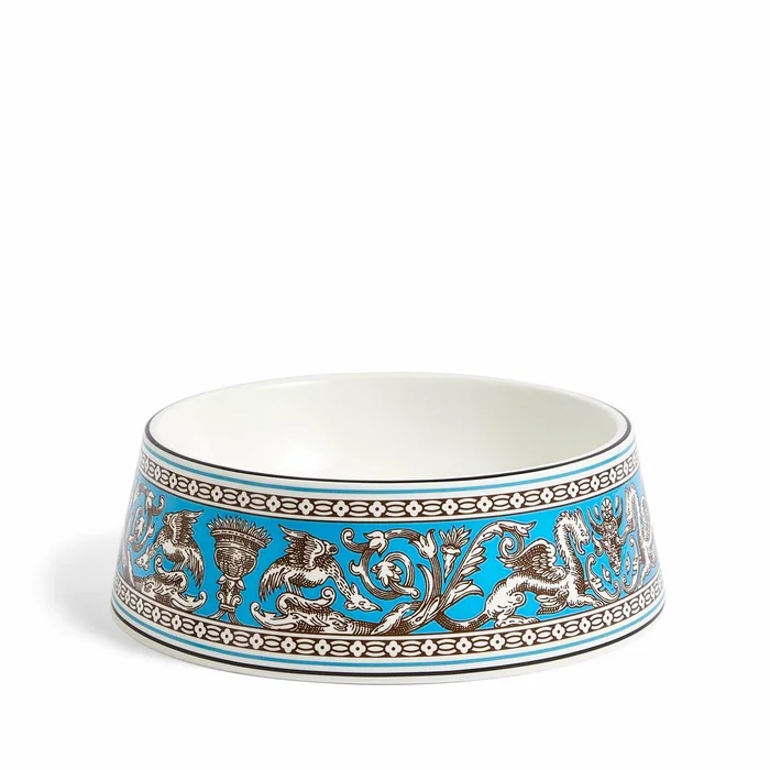 Florentine Turquoise Pet Bowl 21cm
