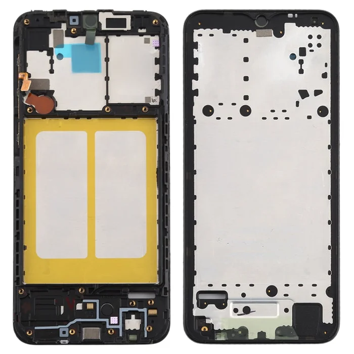 For Galaxy A20e Front Housing LCD Frame Bezel Plate (Black)