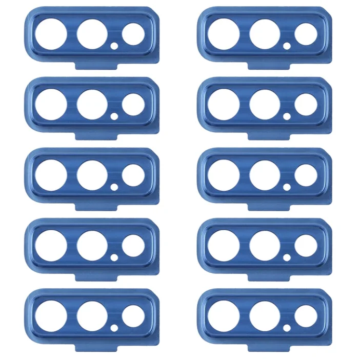 For Galaxy A7 (2018) A750F/DS 10pcs Camera Lens Cover (Blue)