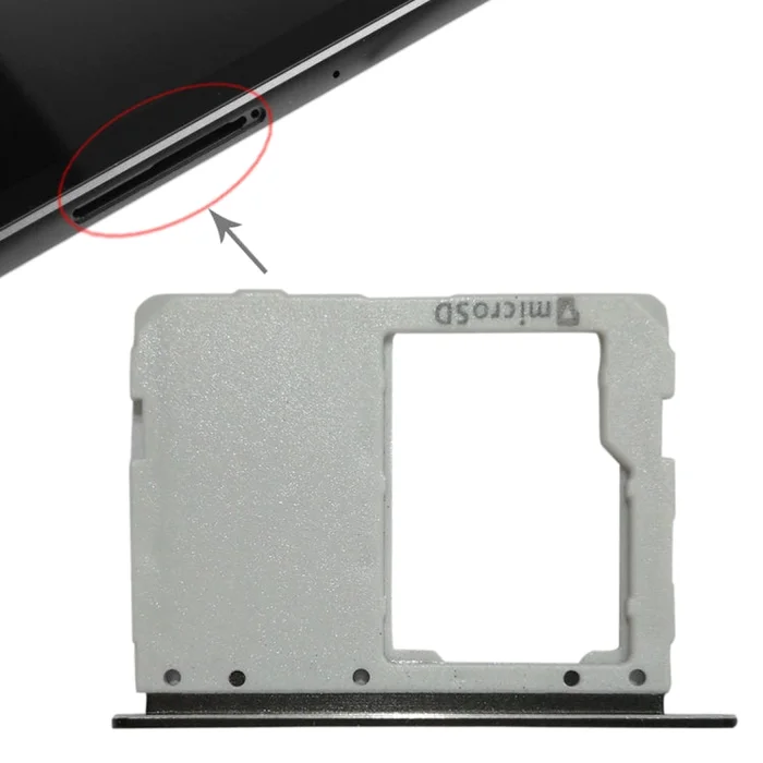 For Galaxy Tab S3 9.7 / T820 (WiFi Version) Micro SD Card Tray (Black)