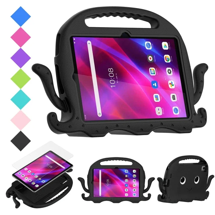 For Lenovo K10 TB-X6C6F 10.3 Octopus Style EVA PC Tablet Case(Black)