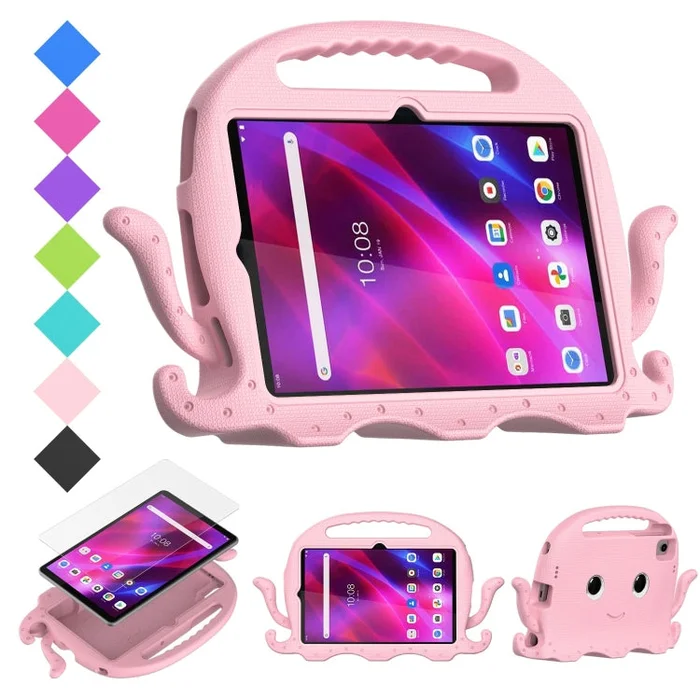 For Lenovo K10 TB-X6C6F 10.3 Octopus Style EVA PC Tablet Case(Pink)