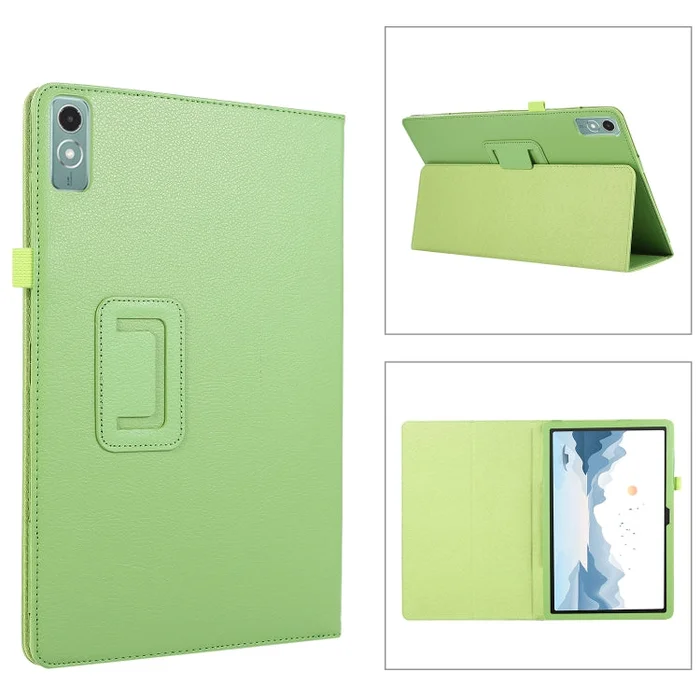 For Lenovo Xiaoxin Pad Pro 12.7 Litchi Texture Leather Tablet Case(Green)