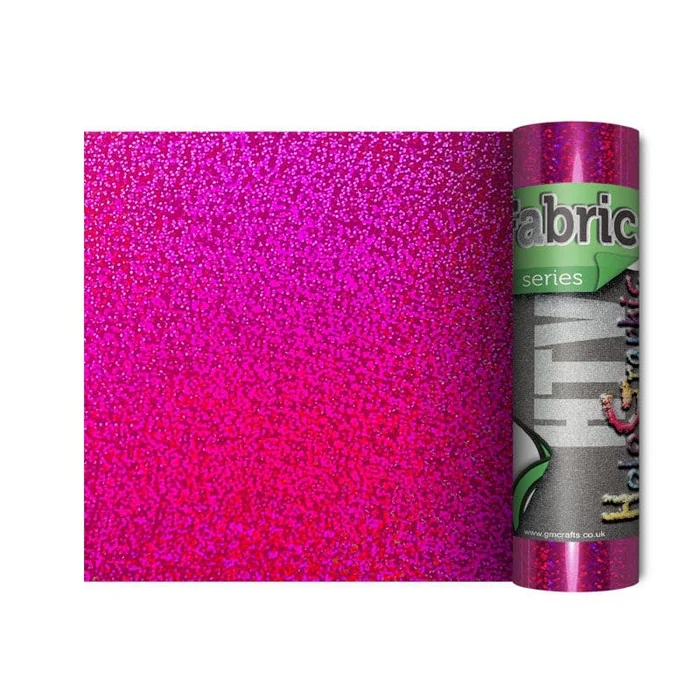 Fuchsia Holographic HTV 140mm x 500mm