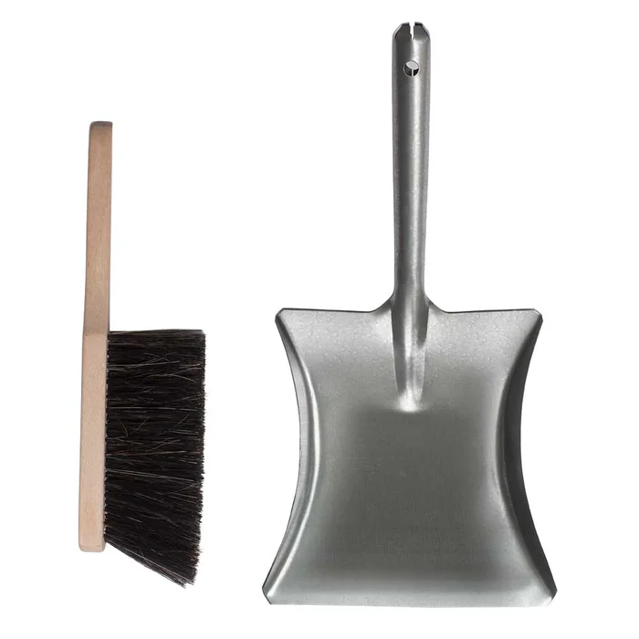 Galvanised Dustpan & Brush