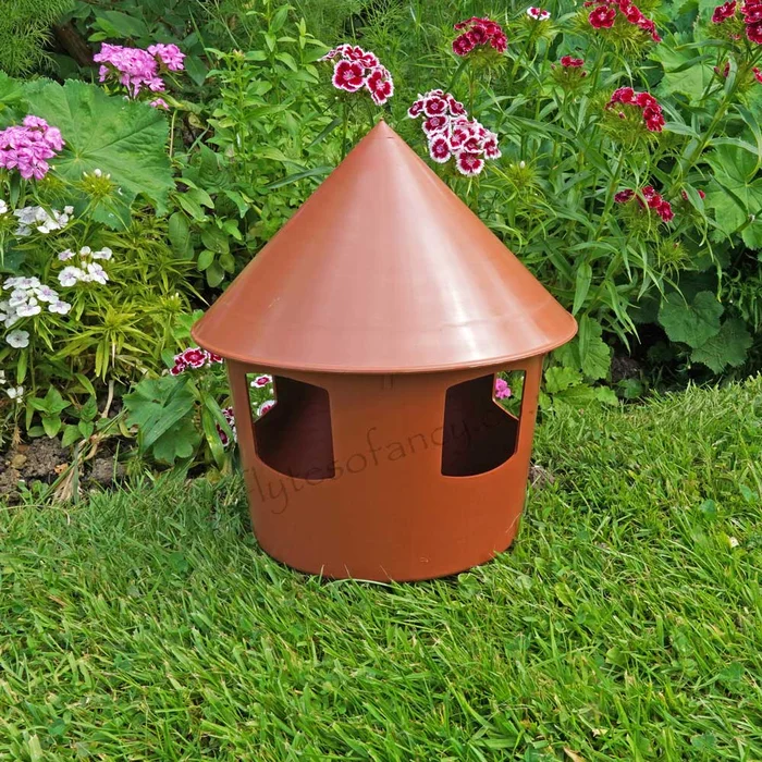 Gaun Brown Pigeon Feeder