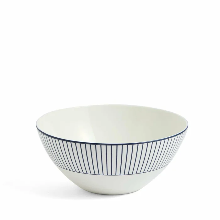 Gio Pinstripe Cereal Bowl White