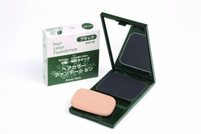 green note green note hair color foundation black