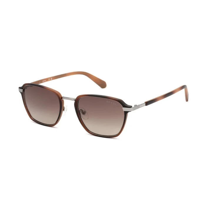 Guess Men’s Sunglasses – Blonde Havana Frame Gradient Brown Lens | GU00030 53F
