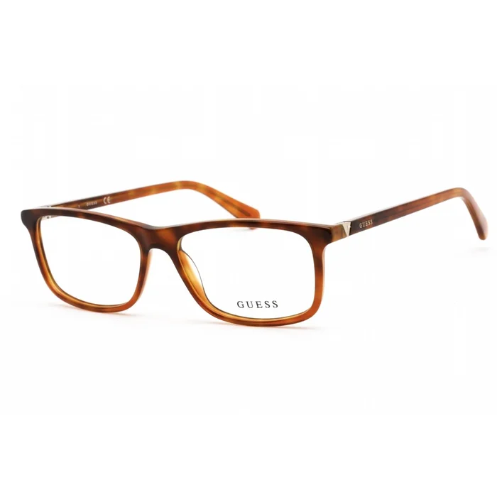 Guess Women’s Eyeglasses – Full Rim Blonde Havana Rectangular Plastic | GU50054 053