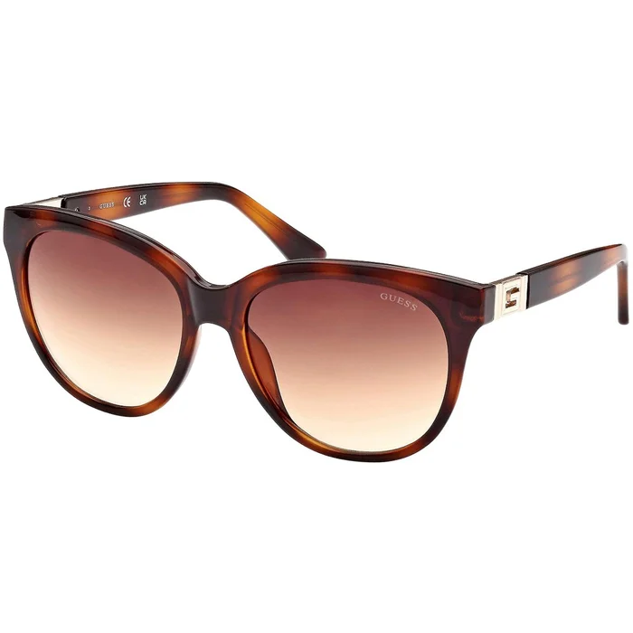 Guess Women’s Sunglasses – Gradient Lens Full Rim Dark Havana Frame | GU7850 53F