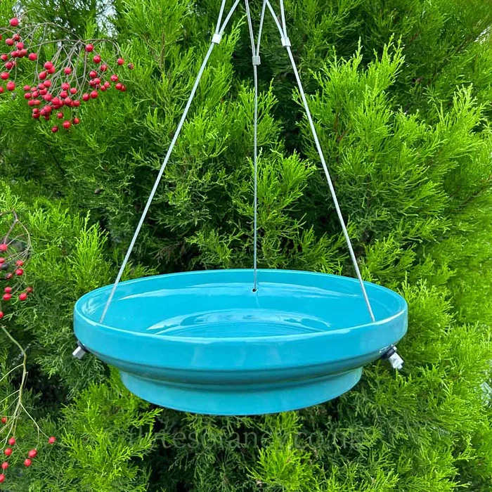 Hanging Water Dish for Garden Birds