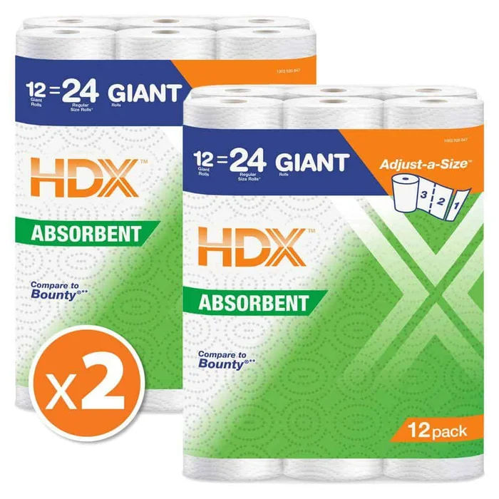 HDX 22015 Select-A-Size Paper Towels (24-Roll)