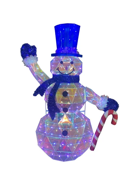 Holiday Living 4-ft Prismatic Snowman Decoration