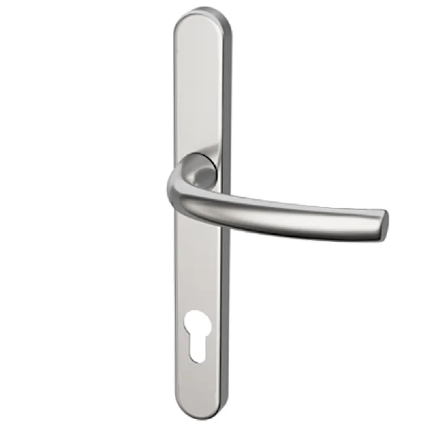 HOPPE Suited Lever Handle 240mm Backplate With 92mm Centres AR7550 3492 50021400 – Satin Chrome