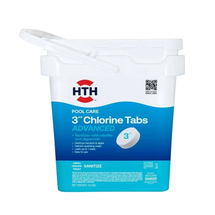 HTH 3 in. 15 lb. Chlorinating Tabs Advanced