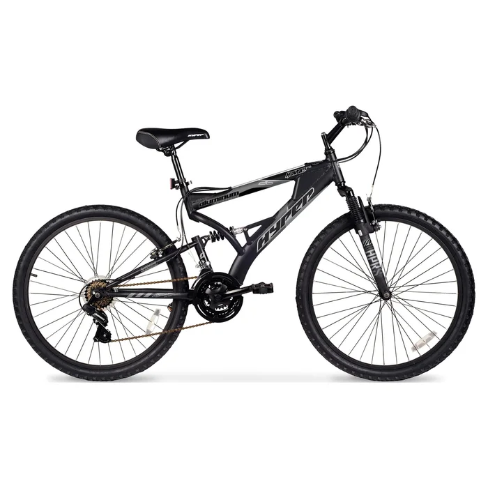 Hyper Bicycle 26″ Havoc Mountain Bike, 26″ Wheels, Adults Ages 14+ Years, Black