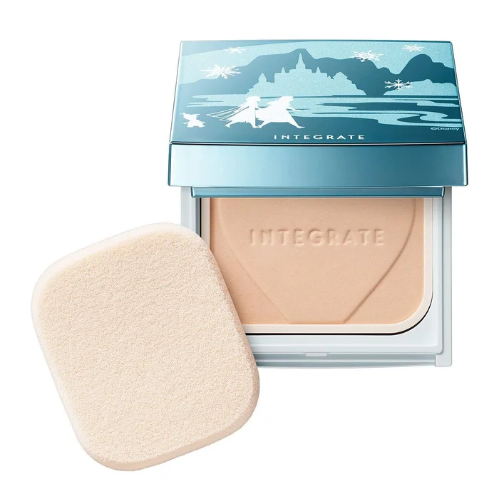 INTEGRATE Pro Finish Foundation Special Set F2 Disney Movie “Frozen 2” Limited Design Unscented Ocher 10 10g + Compact Case