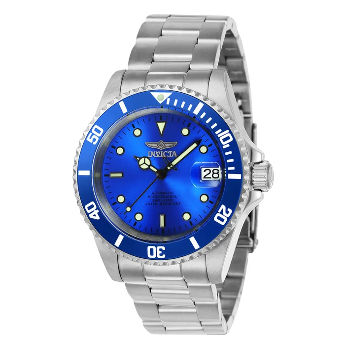 Invicta 24761 Men’s Pro Diver Automatic Blue Dial Stainless Steel Bracelet Dive Watch