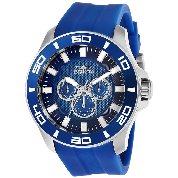 Invicta 28003 Men’s Pro Diver Blue Dial Strap Chronograph Watch