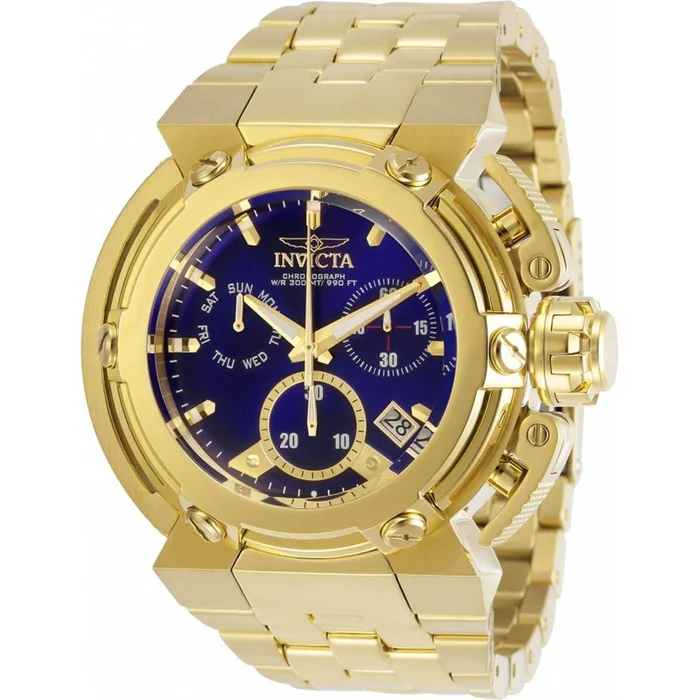 Invicta Men’s Quartz Watch – Coalition Forces Chrono Yellow Gold Bracelet | 29638