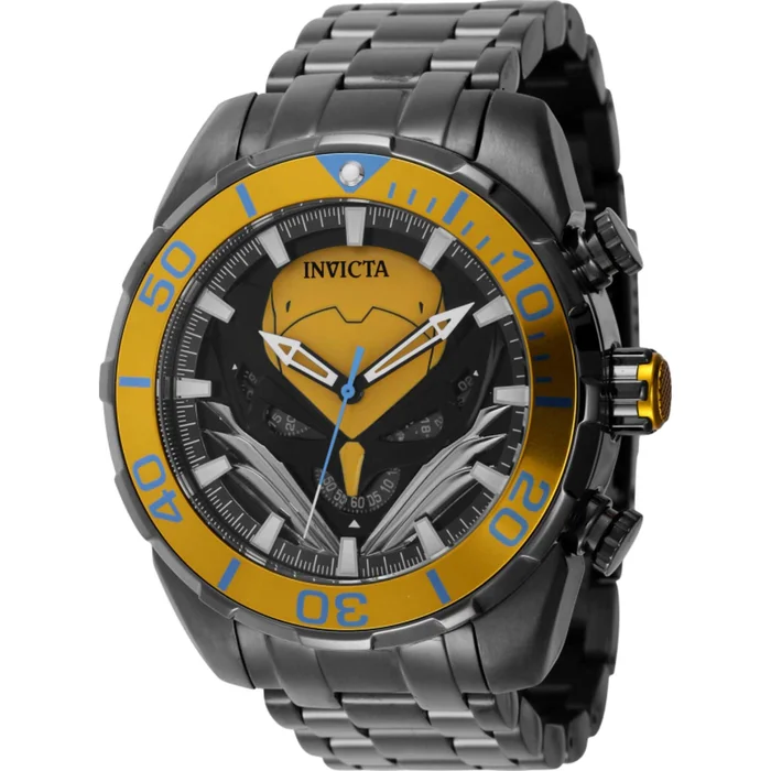Invicta Men’s Watch – Marvel X-Men Chrono Gunmetal Stainless Steel Bracelet | 43604