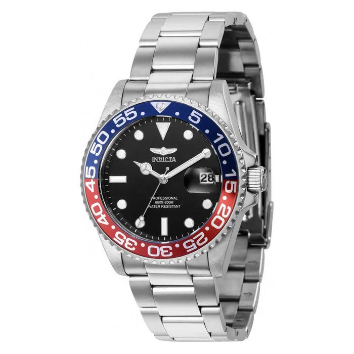Invicta Women’s Quartz Watch – Pro Diver Red and Blue Rotating Bezel Bracelet | 36528