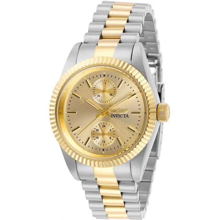 Invicta Women’s Quartz Watch – Specialty Gold Tone Dial Two Tone Bracelet | 29443