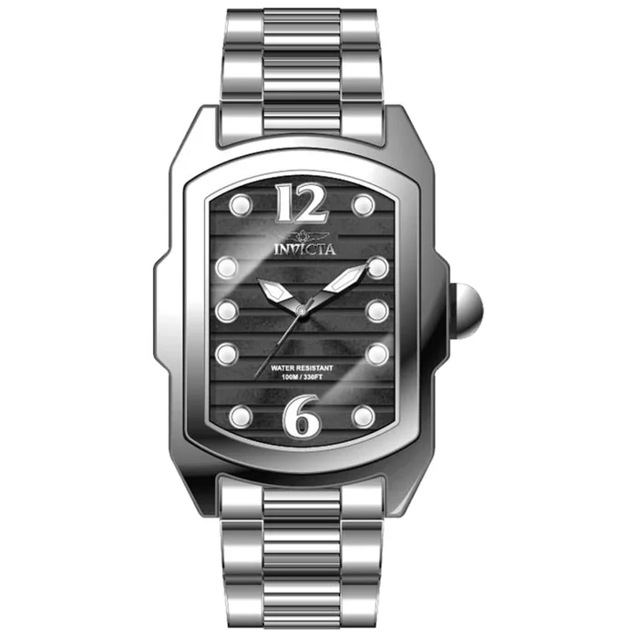 Invicta Women’s Watch – Lupah Quartz Black Dial Silver Tone Case Bracelet | 39799