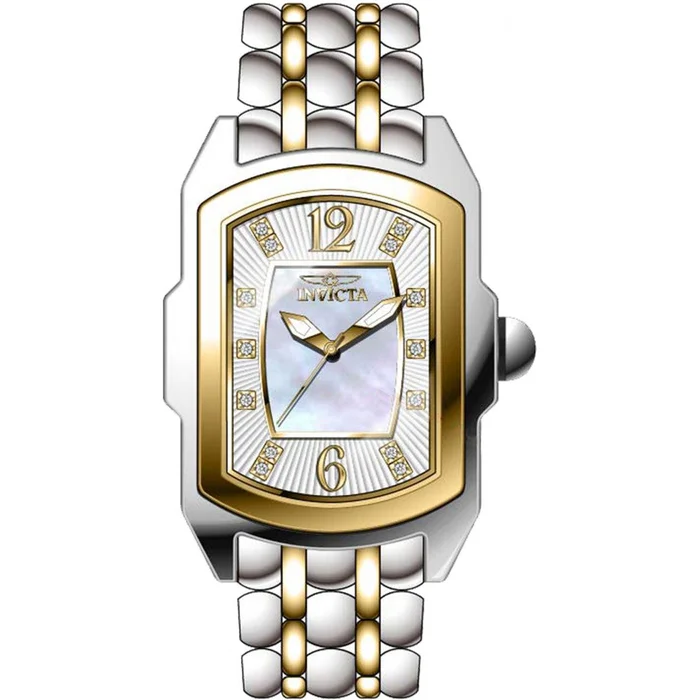 Invicta Women’s Watch – Lupah White and MOP Dial TT Stainless Steel Bracelet | 39783