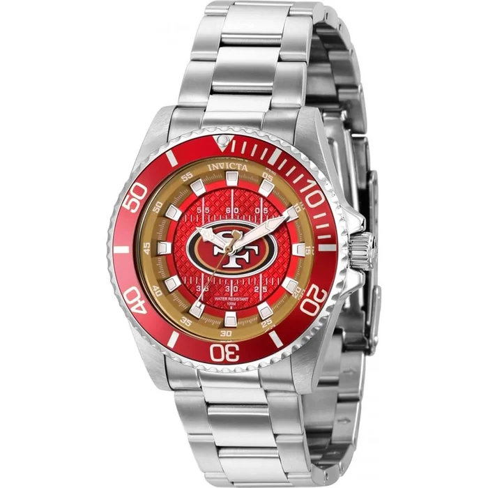 Invicta Women’s Watch – NFL San Francisco 49ers SS Bracelet Rotating Bezel | 36930