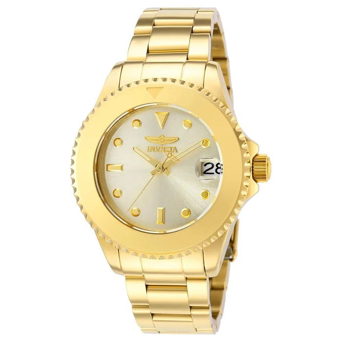 Invicta Women’s Watch – Pro Diver Automatic Gold Tone Dial Bracelet | 38316