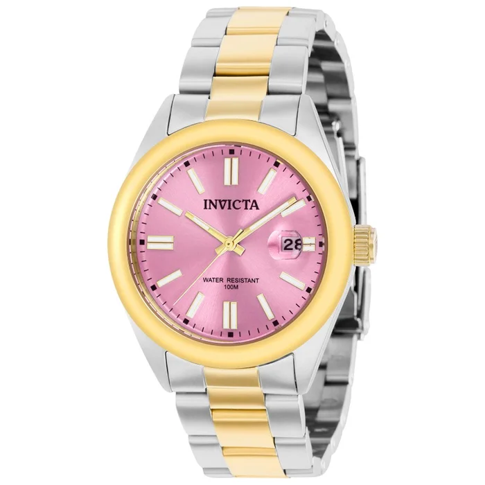 Invicta Women’s Watch – Pro Diver Zager Exclusive Two Tone Case Pink Dial | 38493