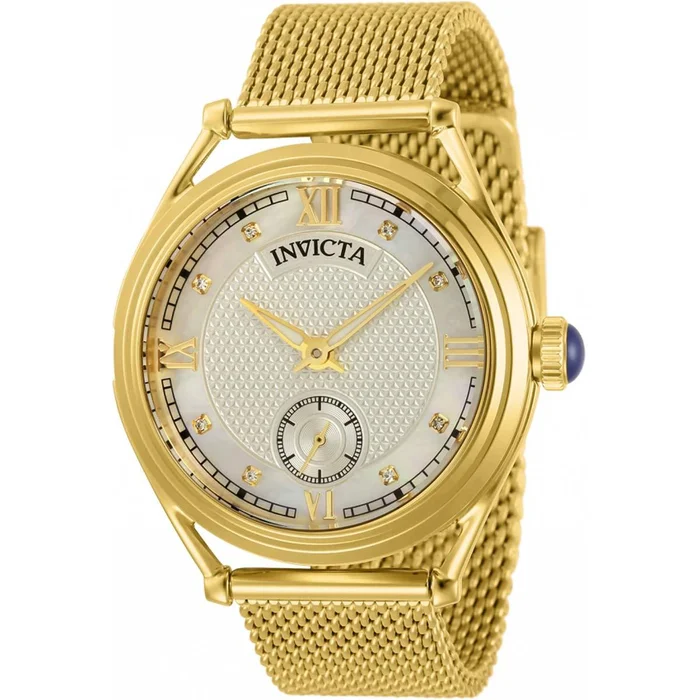 Invicta Women’s Watch – Vintage Quartz White Mother of Pearl Dial Bracelet | 31335