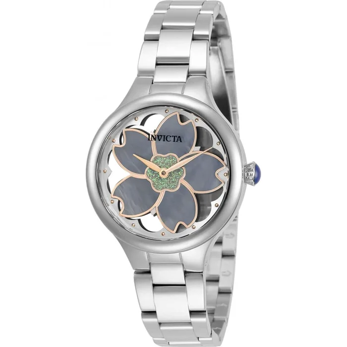 Invicta Women’s Watch – Wildflower Quartz MOP Dial Stainless Steel Bracelet | 32085