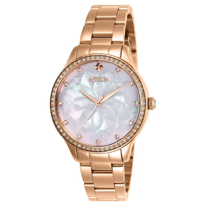 Invicta Women’s Watch – Wildflower Rose Gold Plated Stainless Steel Bracelet | 28057