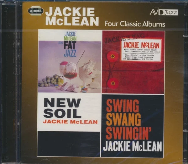 Jackie Mclean CD – Four Classic Albums (Fat Jazz / Jackie’s Bag / New Soil / Swing. Swang. Swingin)