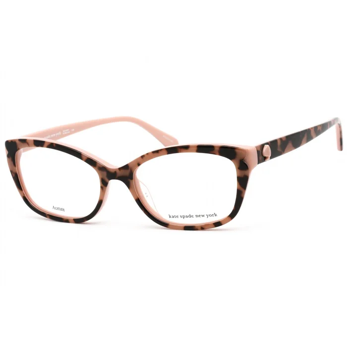 Kate Spade Unisex Eyeglasses – Havana and Pink Cat Eye Acetate Frame | Arabelle 0HT8